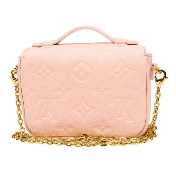 Louis Vuitton Micro Metis Calf Leather Shoulder Bag Pink - Picture 3 of 5